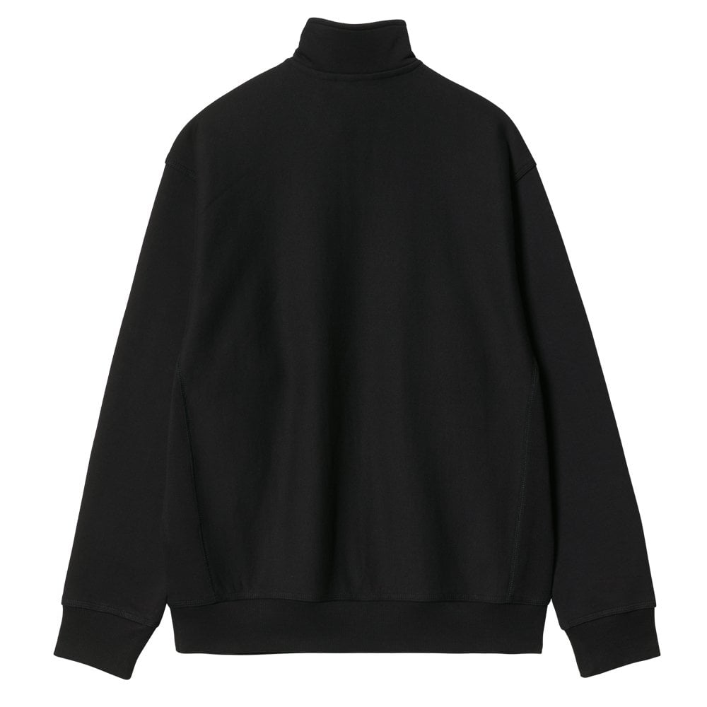 Half Zip American Script Sweatshirt - Black