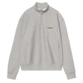 Half Zip American Script Sweatshirt - Grey Heather