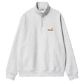 Half Zip American Script Sweatshirt - Ash Heather