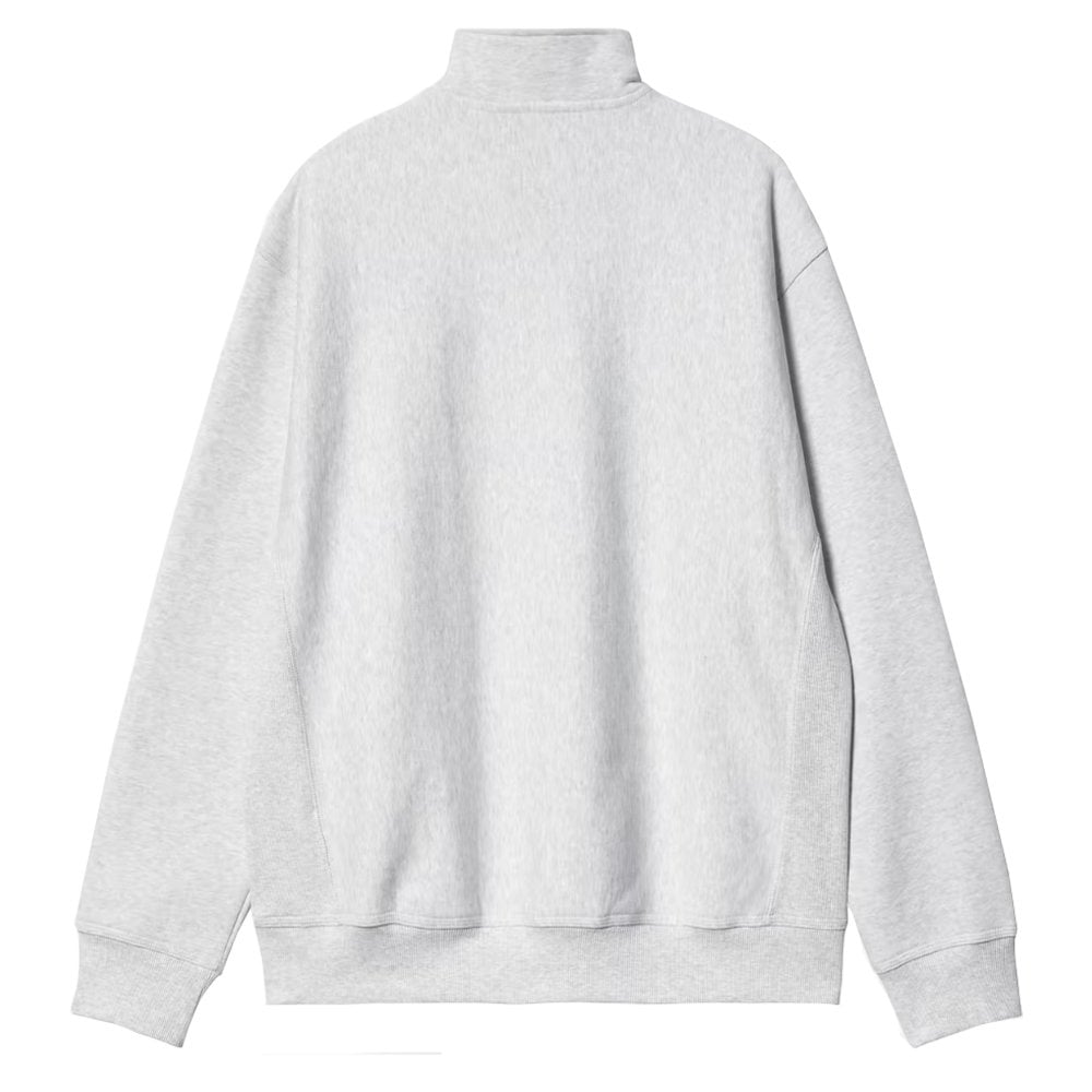 Half Zip American Script Sweatshirt - Ash Heather