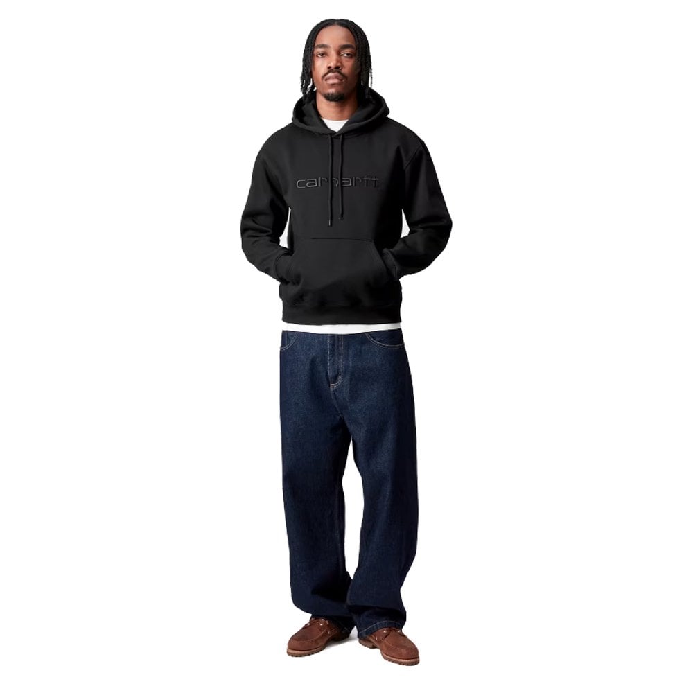 Hooded Carhartt Sweatshirt - Black/Black