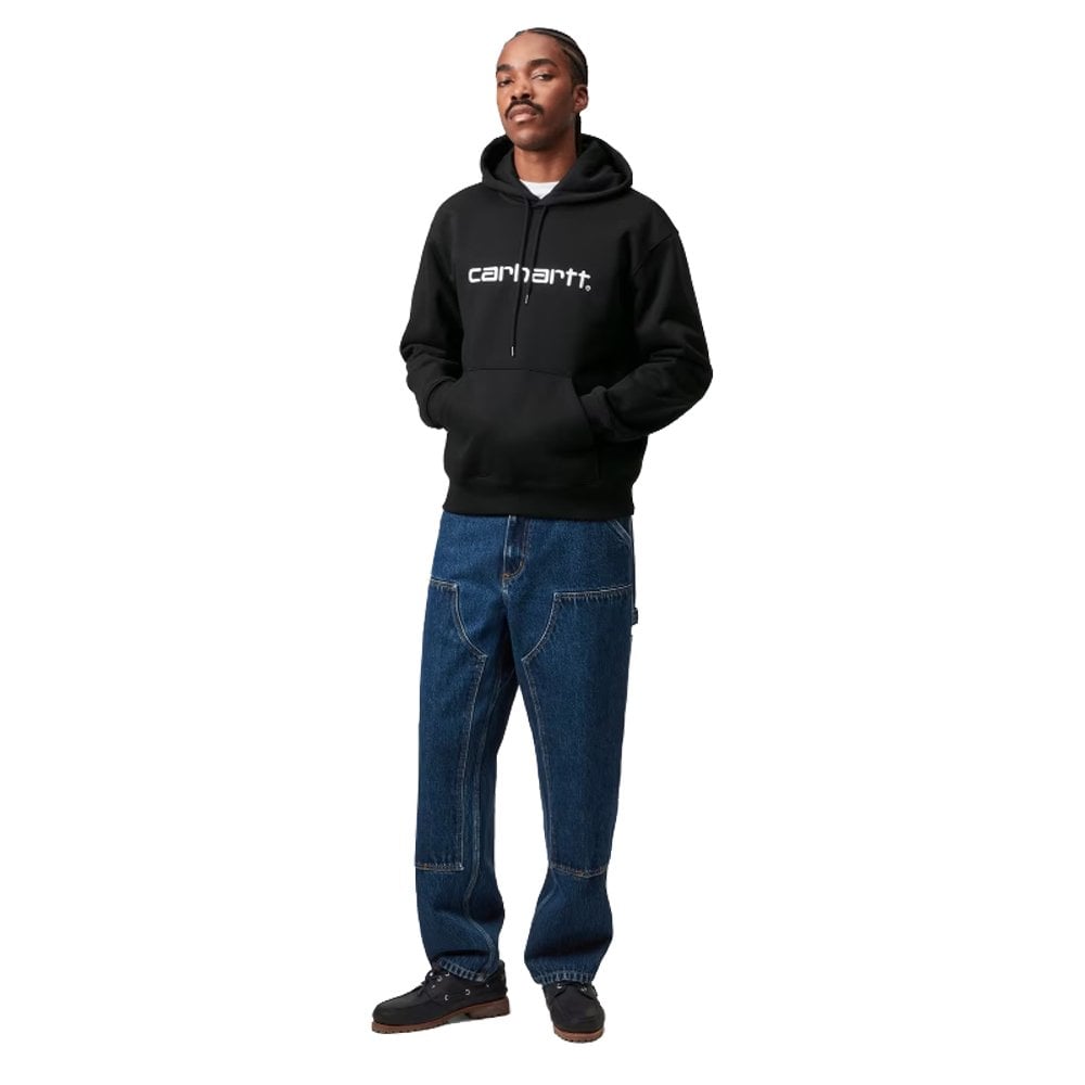 Hooded Carhartt Sweatshirt - Black/White