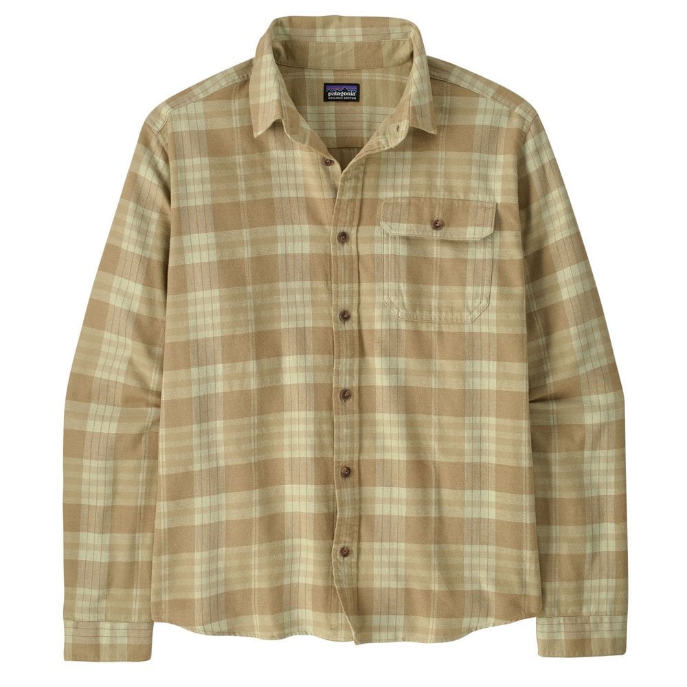 Long-Sleeved Lightweight Fjord Flannel Shirt - B Wthr Stone