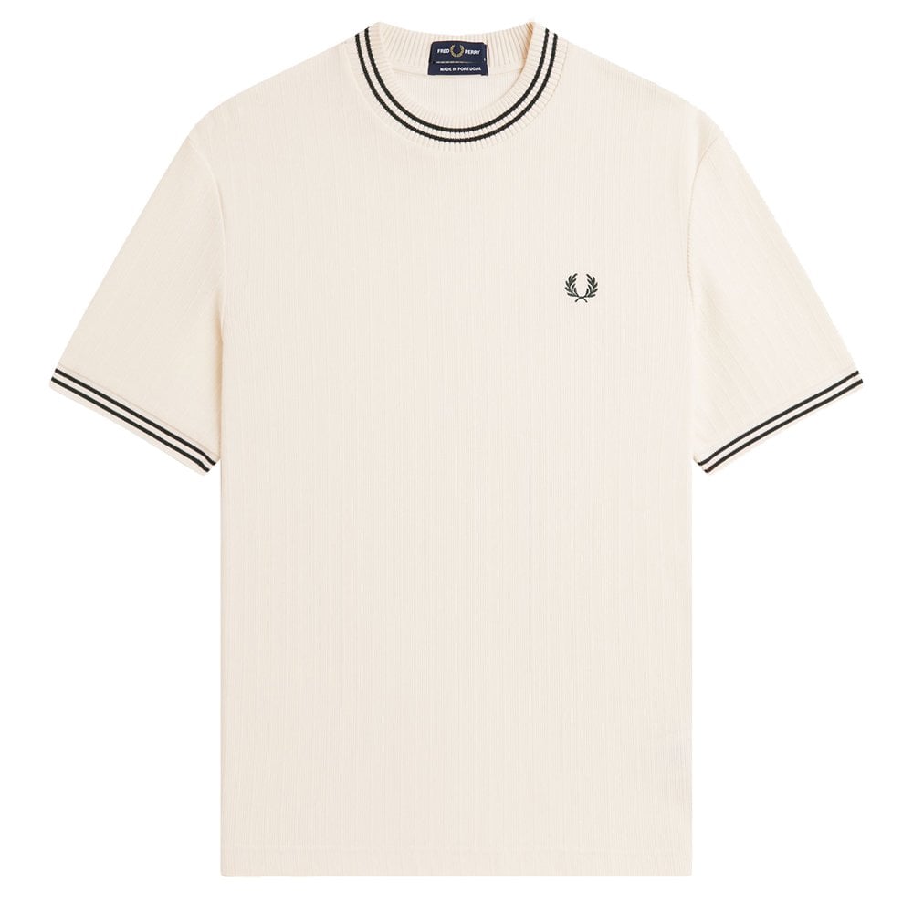 Ribbed Jersey T-Shirt - Ecru