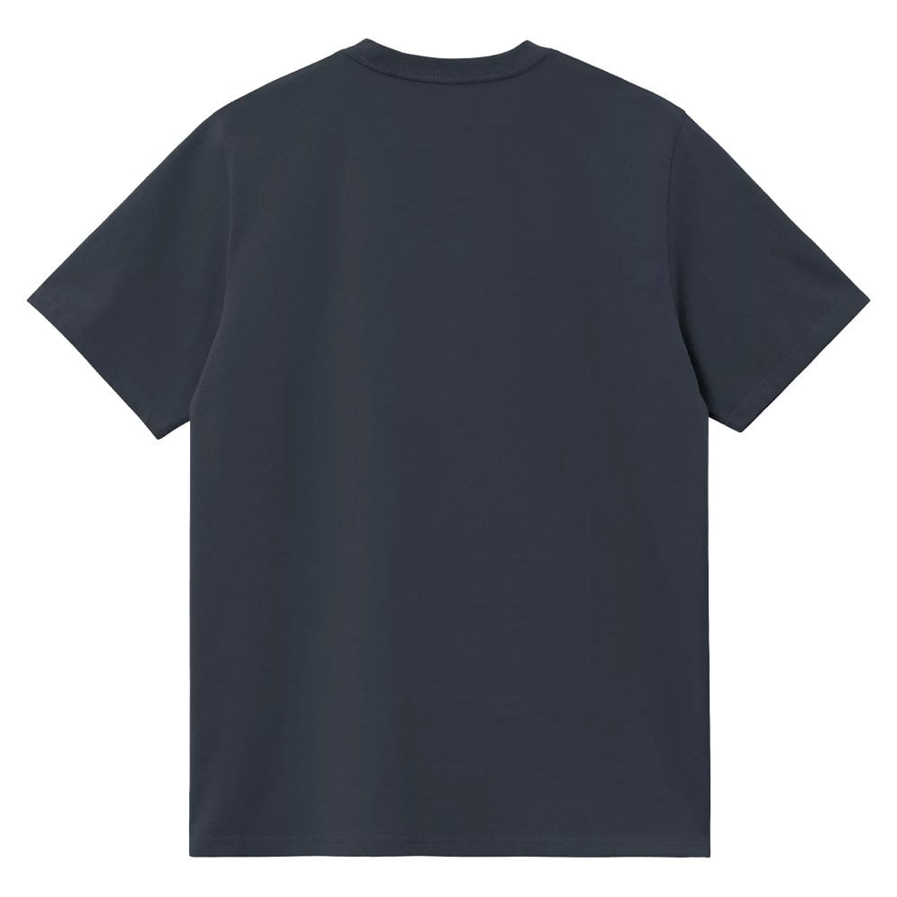 Script Embroidery T-Shirt - Dp Night/Wht