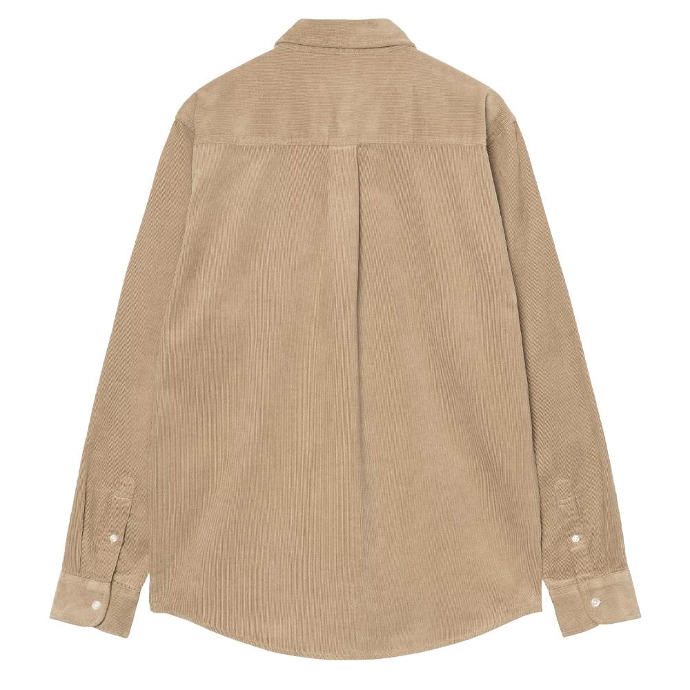 Madison Fine Cord Shirt - Iroko/Wax