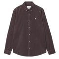 Madison Fine Cord Shirt - Shale/Wax