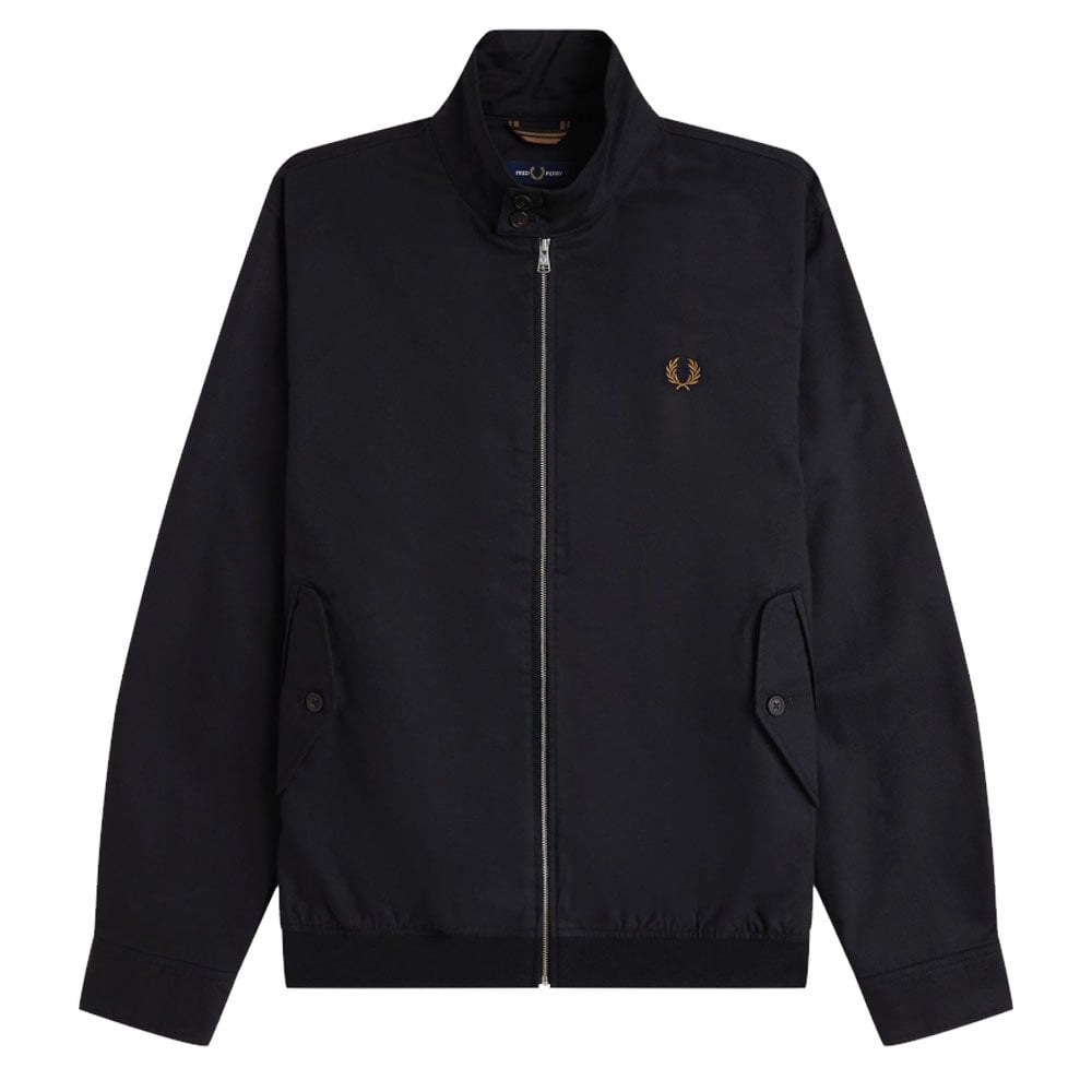 Twill Harrington Jacket - Black