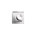 Square Label Pin - Silver