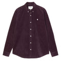 Madison Fine Cord Shirt - Cozy Purple