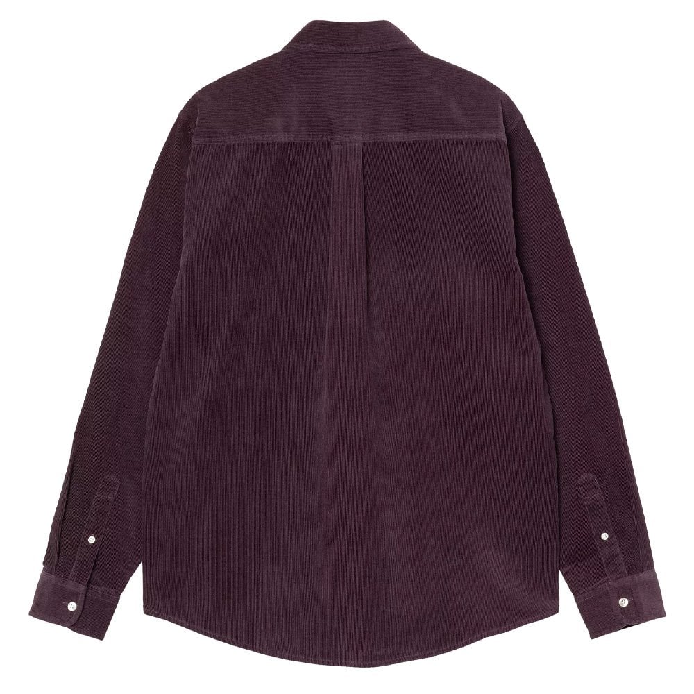 Madison Fine Cord Shirt - Cozy Purple