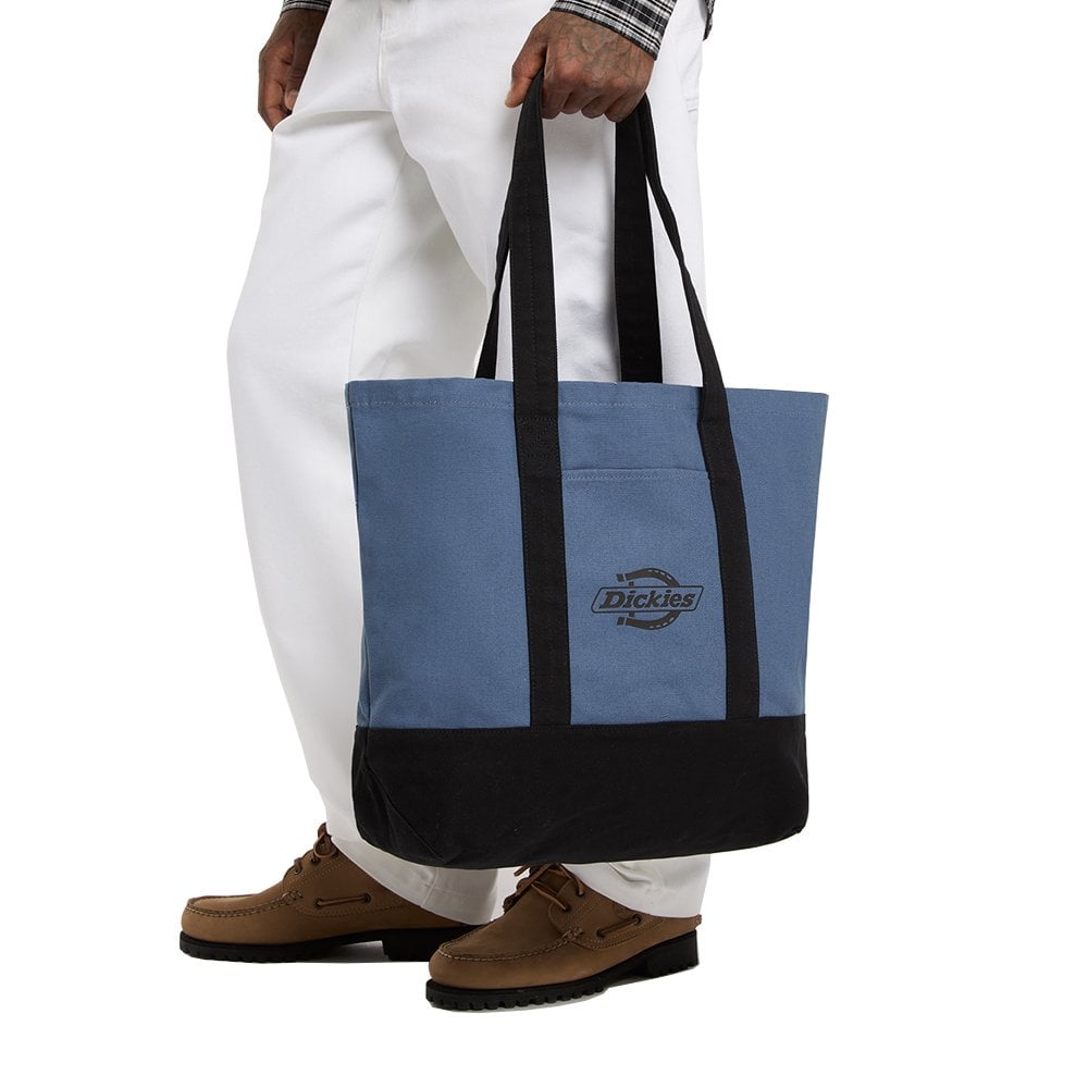 Logo Canvas Tote Bag - Retro Indigo