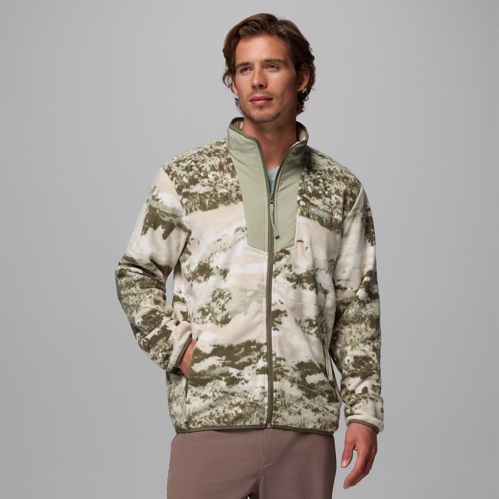 Sequoia Grove Printed Fleece Jacket - Safari Field