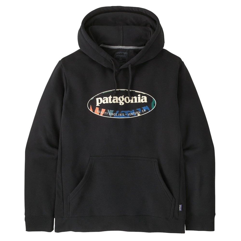 '95 Oval Logo Uprisal Hoodie - Blk/Kaleido