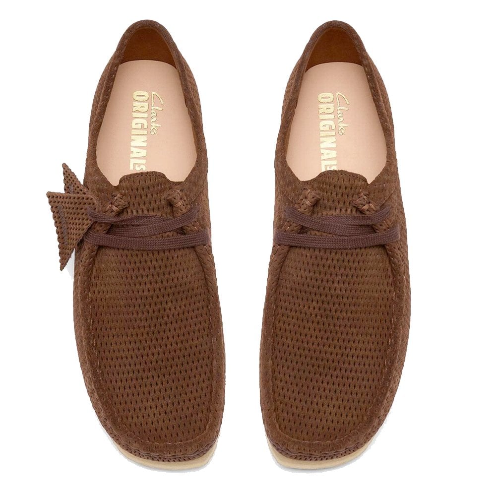 Wallabee Perforated Suede - Brown Perf