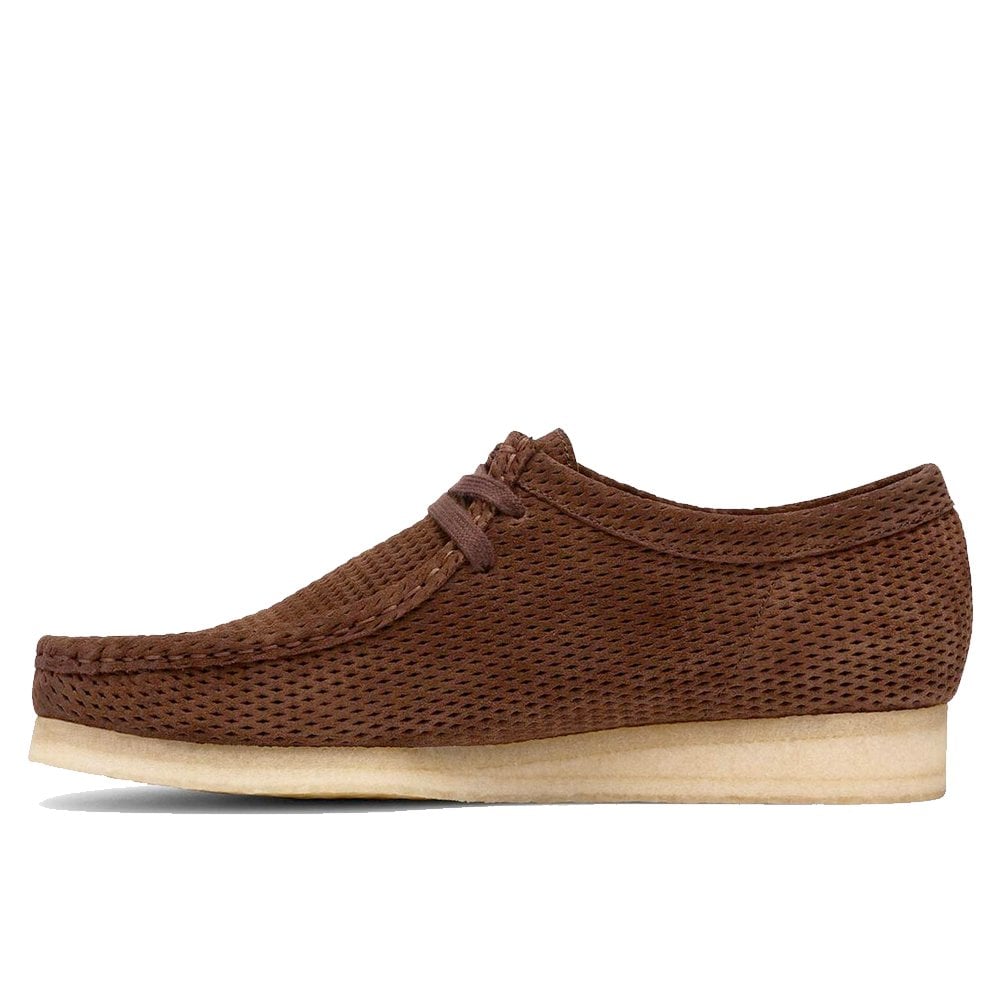 Wallabee Perforated Suede - Brown Perf