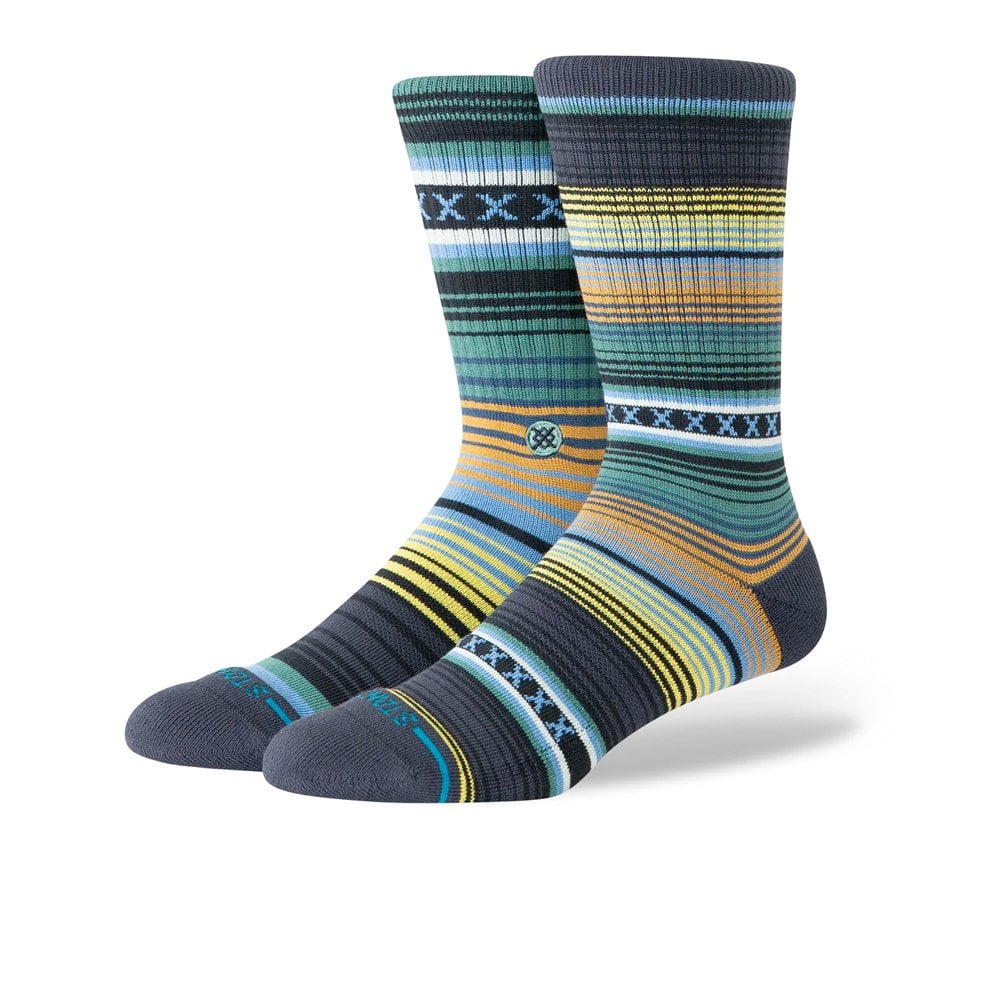 Curren St Crew Sock - Deep Teal