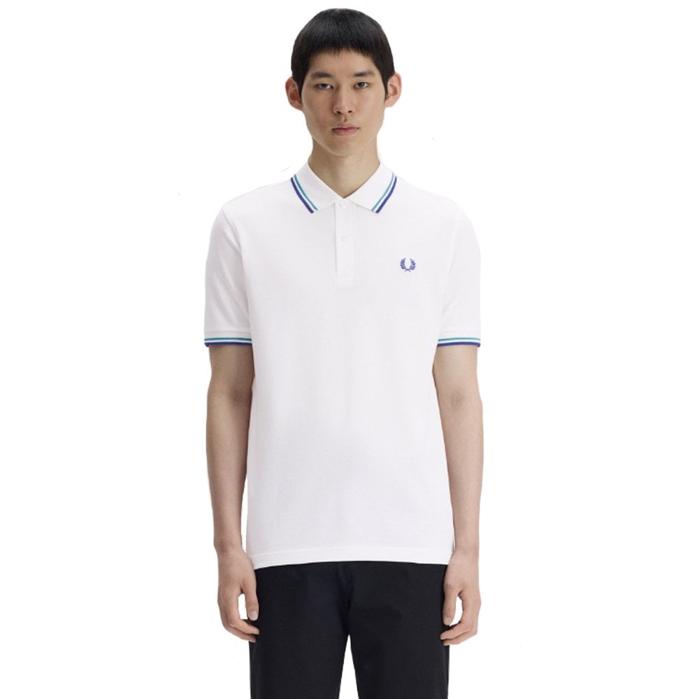 M3600 Polo - Snow/Mint