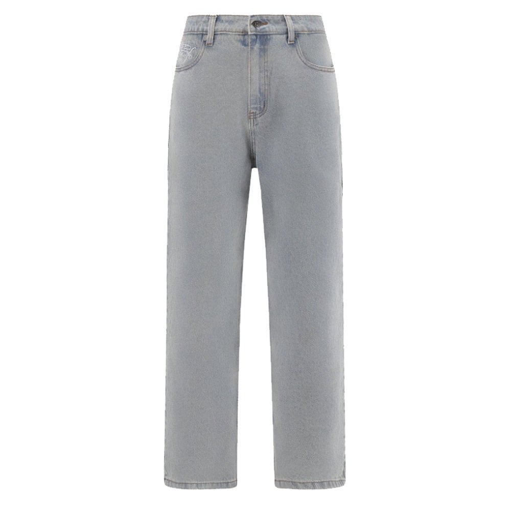 Black Widow Baggy Jeans - Bleach