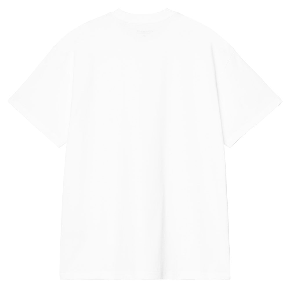 Longhand Pocket T-Shirt - White/Black