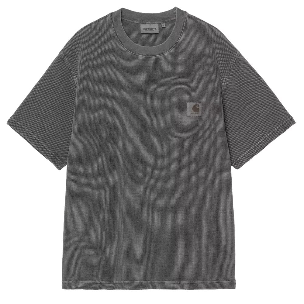 Nelson Waffle T-Shirt  - Black