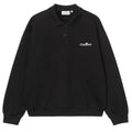 WIP Label Polo Sweatshirt - Black