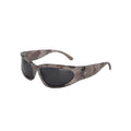 Opus Dot Wrap Sunglasses - Woodcut Camo