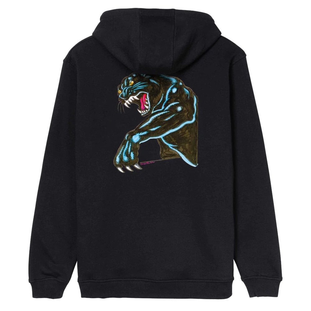 Natas Sketch Panther Hoodie - Black