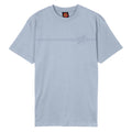 Tonal Opus Dot Stripe T-Shirt - Fresh Blue
