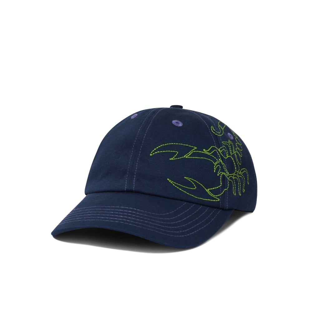 Scorpion 6 Panel Cap  - Navy