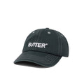 Rounded Logo 6 Panel Cap - Washed Black