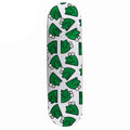 All Over Frog Skateboard Deck - White/Green