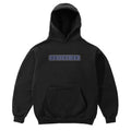 Glint Nylon Applique Pullover Hood - Black