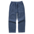 Pinstripe Denim Chef Pants - Indigo