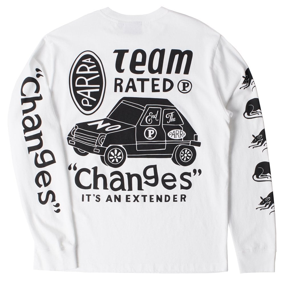 Team Changes Long Sleeve T-Shirt  - White