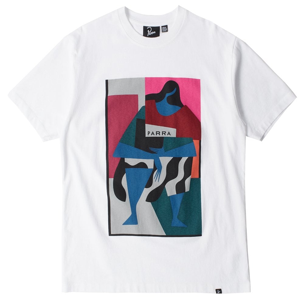 Reading The Square T-Shirt - White