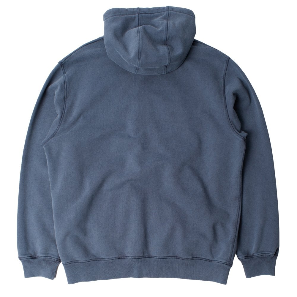 Not Fade Away Zip Hooded Sweatshirt - Washed Grey