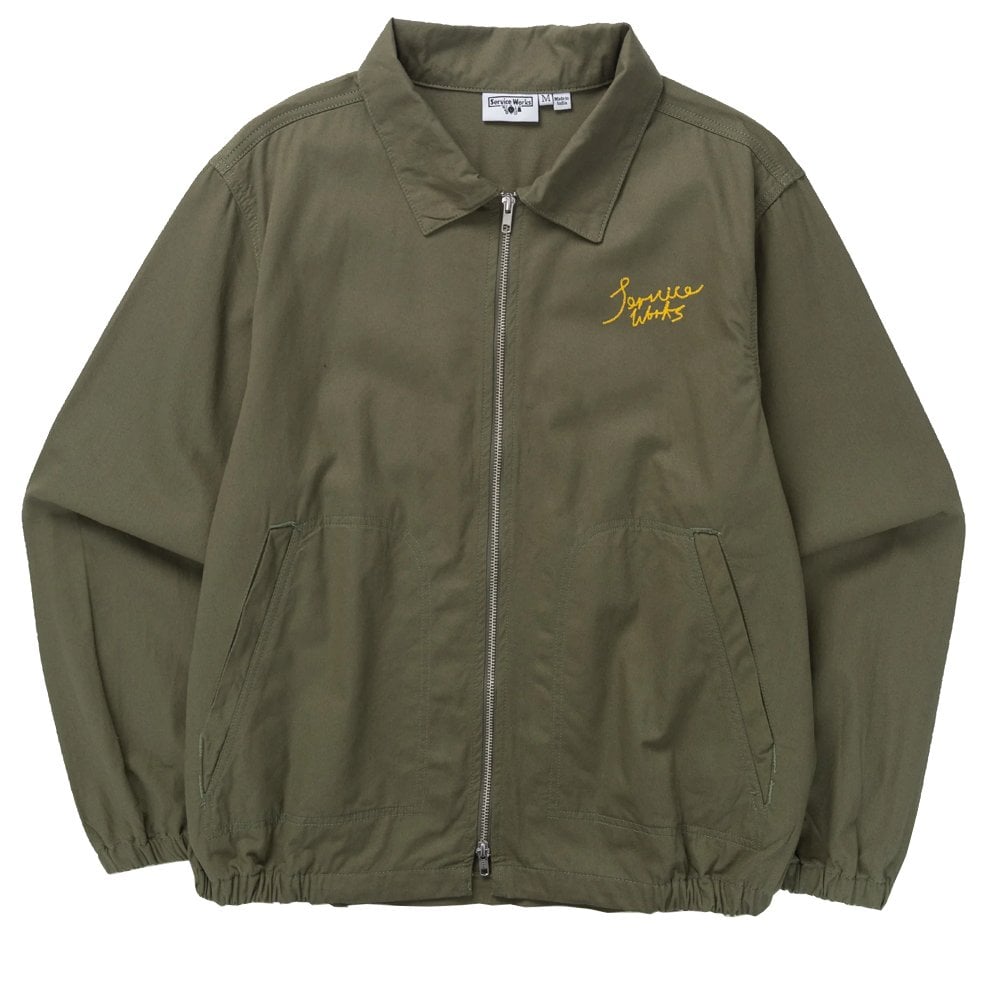 Twill Work Jacket - Olive