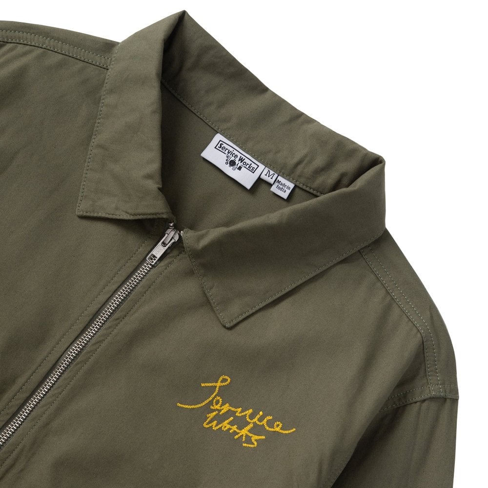 Twill Work Jacket - Olive