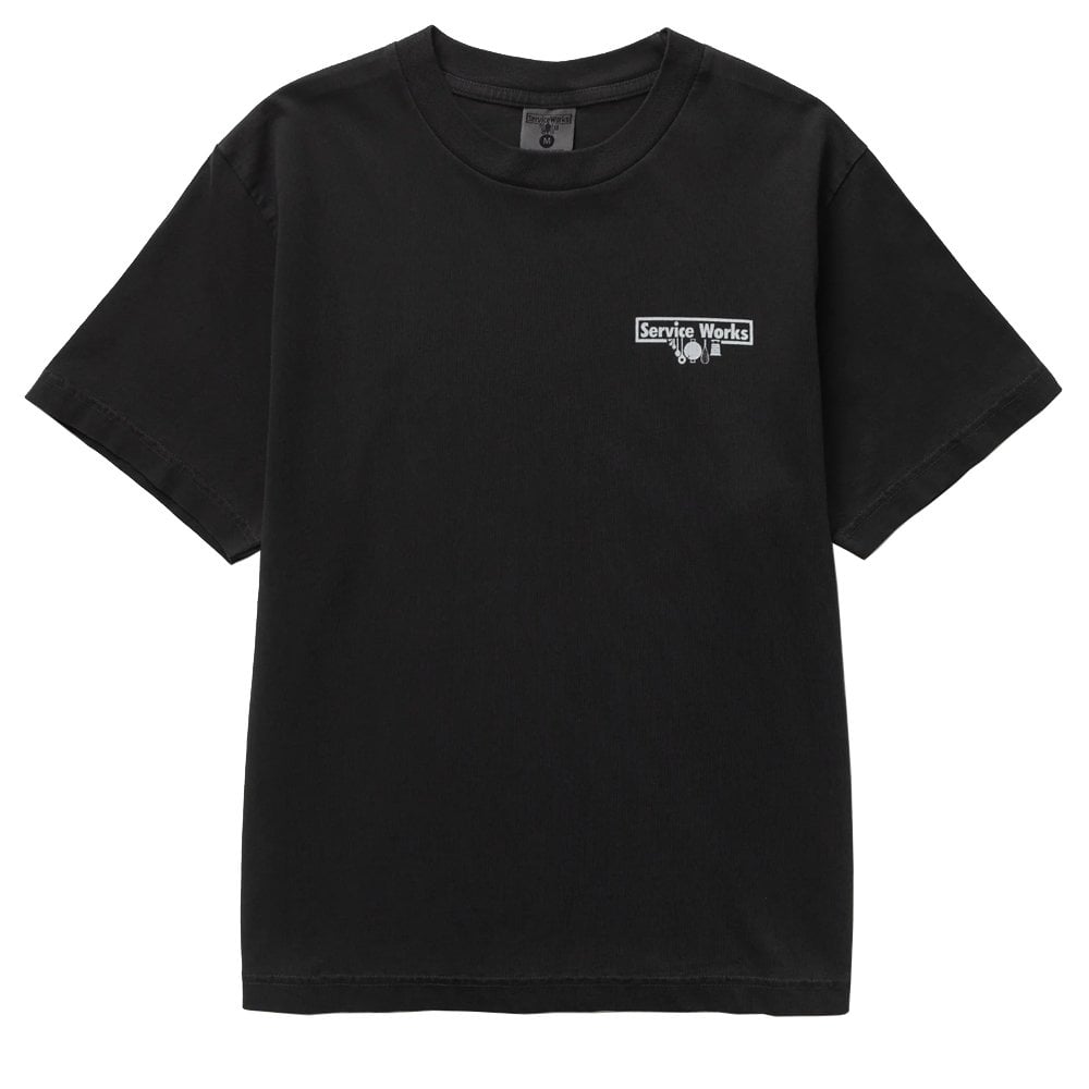 Pigment Dyed Trademark T-Shirt - Black