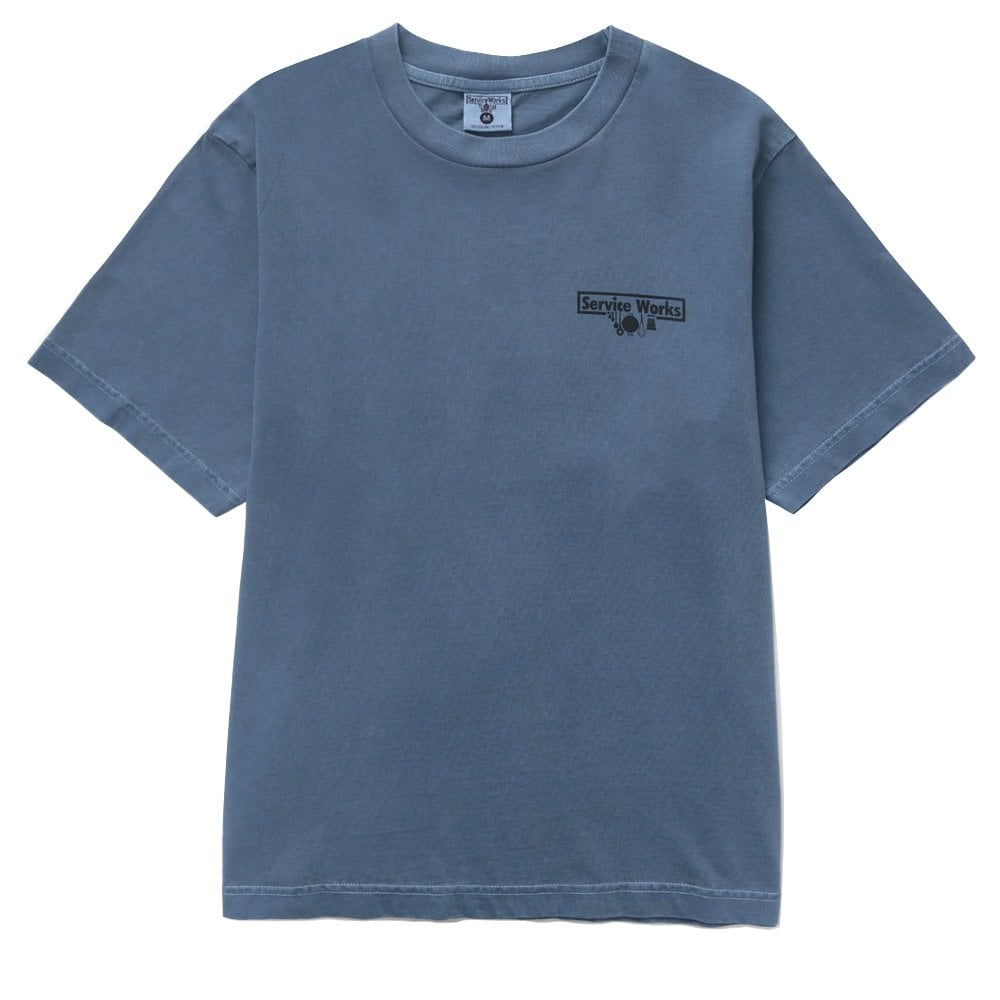 Pigment Dyed Trademark T-Shirt - Slate