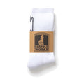 Knife & Fork Socks - White