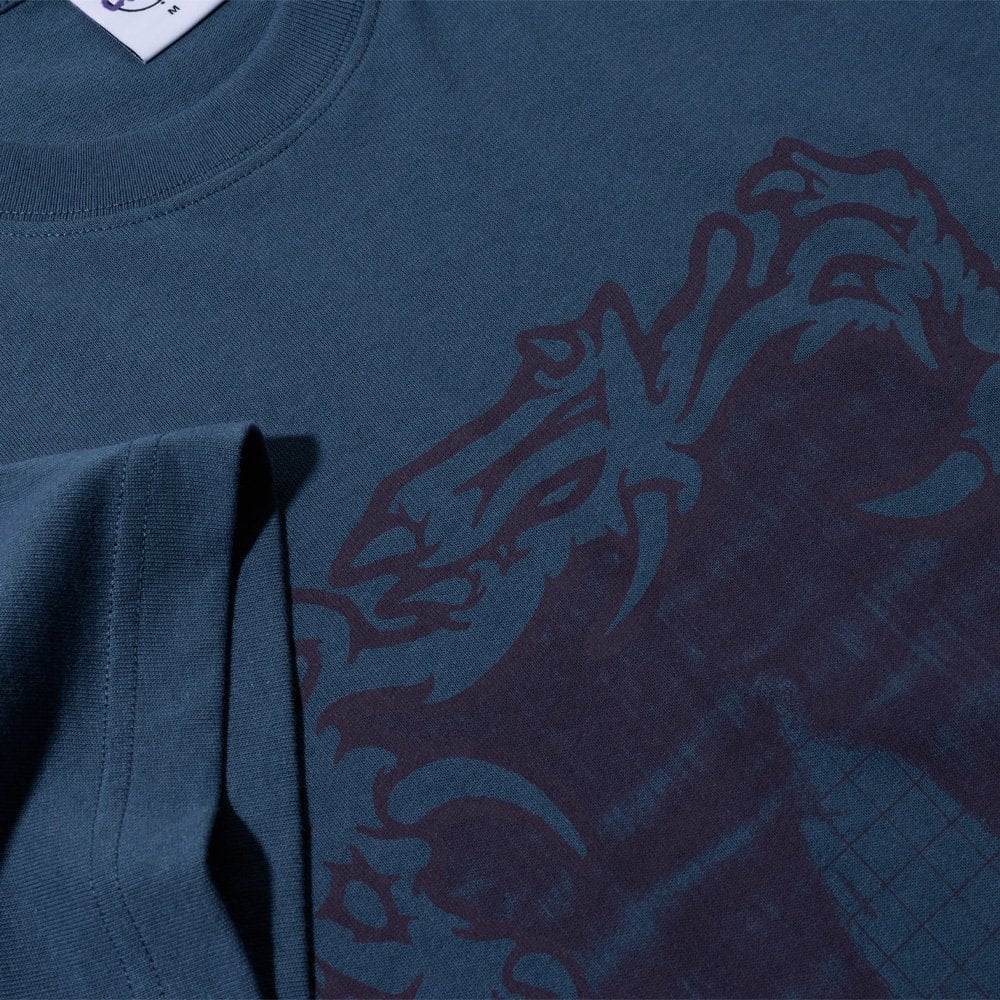 Passing Resemblance T-Shirt - Grey Blue