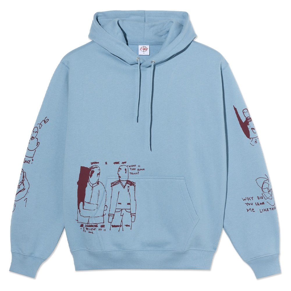 The End Dave Hoodie - Dove Blue