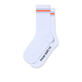 Stripe Rib Socks - Wht/Oran/Blu