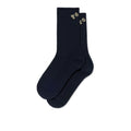 Large Rib College Socks - Dark Navy