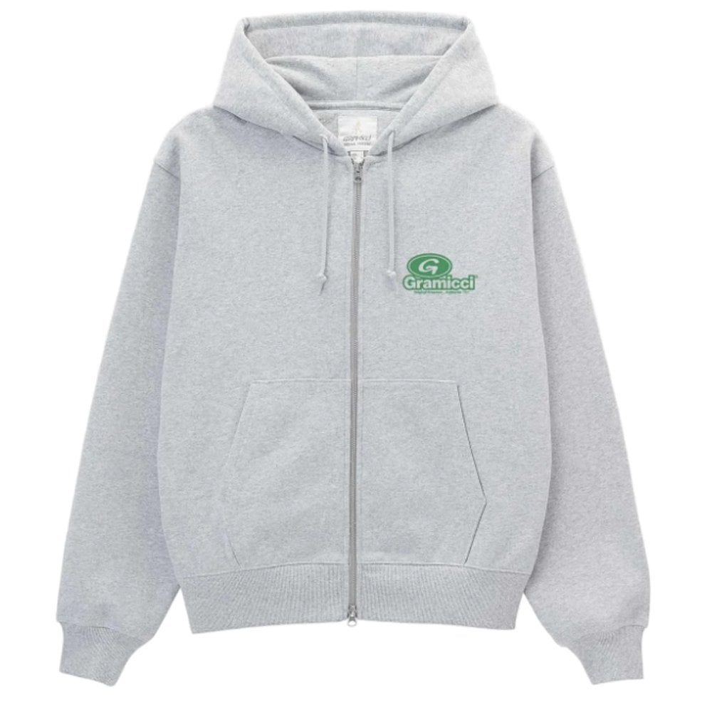 82 Zip Hooded Sweatshirt - Heather Grey