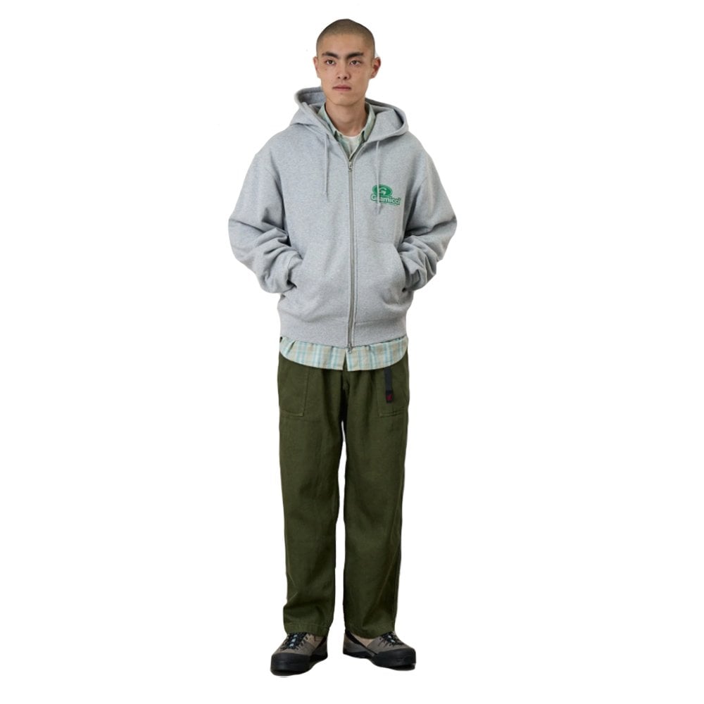 82 Zip Hooded Sweatshirt - Heather Grey