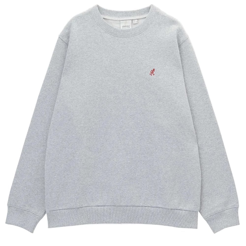 One Point Crewneck Sweatshirt - Heather Grey