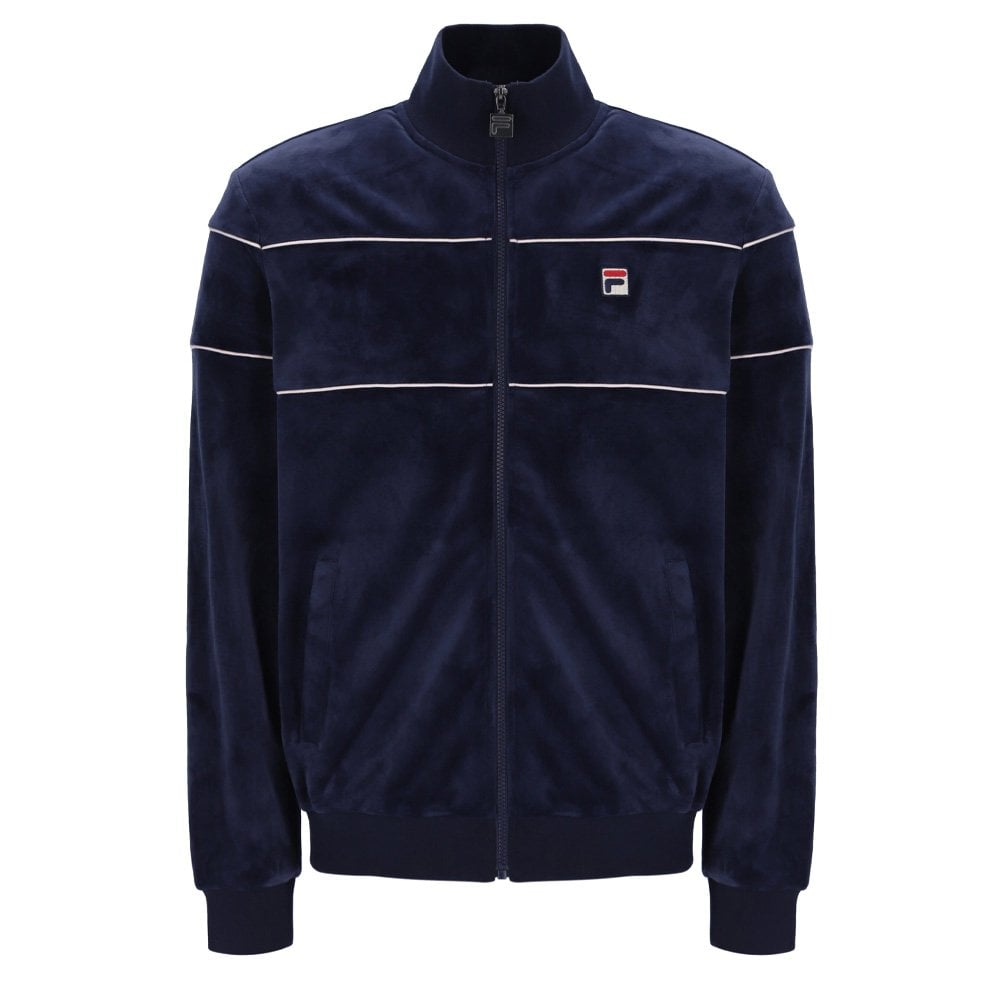 Vittorio Velour Track Jacket - F Navy/Gard